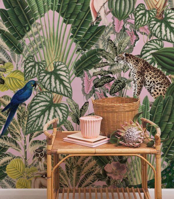 Tapeta Wallcolors - Pink Jungle