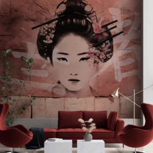 Tapeta Wall Art Geisha - standaryzowane rolki