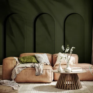 Tapeta Wall Art Libra Olive - standaryzowane rolki